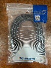 Lot of 8 NEW Cable Matters Super Speed USB 3.0 Type A to B 5Gbps 200007-Bk-15 ft picture