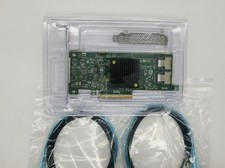 LSI 9207-8i SAS HBA 6Gbps PCIe 3.0 IT Mode + 2x SFF-8087 SATA Cables picture