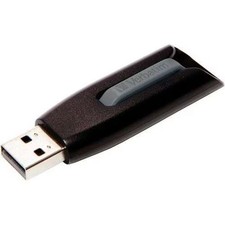 VERBATIM 49174 Store 'n' Go V3 64GB USB 3.2 Gen 1 Retractable Flash Drive picture