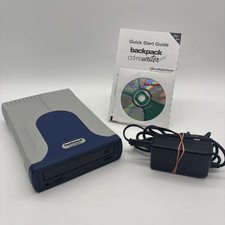 MicroSolutions Backpack CD‑ReWriter 232010 Series 6 Driver w/ Cables Tested picture