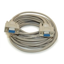25ft Null Modem Serial Cable DB9 Female to Female RS232 DTE Crossover Cable picture
