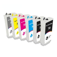 8 Colors 130ml/pc For Hp 70 Ink Cartridge With Chip For Hp Z5400 Printer picture