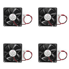 4Pcs DC Brushless Cooling PC Computer Fan 24V 8025s 80x80x25mm 0.15A 2 Pin Wire picture