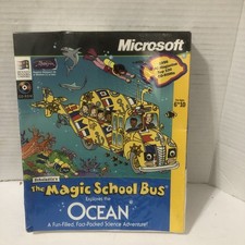 Vintage Mac OS Magic School Bus Ocean CD-Rom Microsoft Rare New Old Stock picture