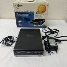 LG GE20LU10 External Super Multi DVD Rewriter. Power Cord, USB Cable picture