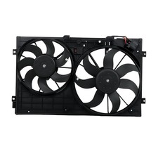 labwork Radiator Condenser Cooling Fan Assembly for Audi A3 8P1 2003-2012 picture