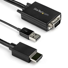 StarTech VGA2HDMM2M 2m VGA to HDMI Converter Cable Male VGA to HDMI picture
