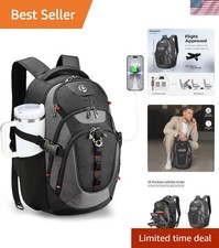 Design Laptop Backpack with USB Charging Port, Travel Backpack Fits 15.6 inch... picture