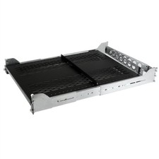 Startech UNISLDSHF19M 2U Vented Sliding Rack Shelf 125lbs Black picture