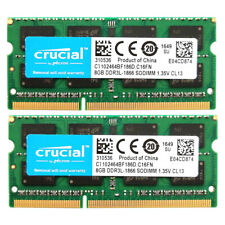 Crucial Kit 16GB (2x 8GB) 1866MHz DDR3L SODIMM PC3L-14900 204-Pin Laptop Memory picture