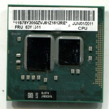 Intel Core i7-620M 2.66 - 3.33 GHz socket G1 laptop CPU, 4MB L3, SLBTQ picture