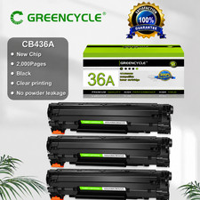3PCS CB436A 36A Black Toner Cartridge for HP LaserJet P1505 P1505n M1120 MFP picture