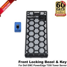 Dell PowerEdge T350 Front Security Bezel With Key Black 67JHW picture