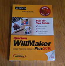Nolo Quicken WillMaker Plus 2016 Estate Planning Home Legal Software CD picture