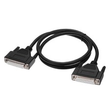 DB25 Serial Cable 28AWG Aluminium Foil Shielded DB25 Female to Female 3.3 ft picture