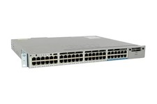 Cisco 3850 WS-C3850-12X48U-S 48 Port UPoE Layer 3 Switch Power cable included picture