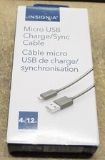 INSIGNIA MICRO-USB CHARGE/SYNC CABLE 4FT/1.2M (BLACK) - NS-MCDT2-C picture