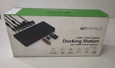 Netpatibles USB-C Triple Display MST Docking Station w/ 100W PD DOSUBC12P01BNP picture