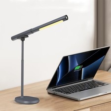 LED Desk Lamp with USB Ports. Eye-Caring 3 Color Temperature Stepless Dimming picture