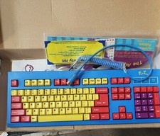 NEW Serial DIN 5 Pin Mini Compact Keyboard AT Din5 Vintage SIIG KB-1922 picture