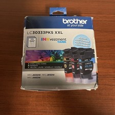 NEW Brother LC3033 3PKS XXL INKvestment Tank 3 Pack Color Ink Carts EXP: 09/2025 picture