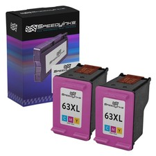 2PK Reman Replacement Ink Cartridge for HP 63XL HP F6U63AN HY Color picture