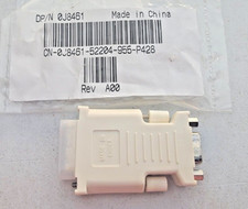 (5)  DELL, 0J8461, DVI to VGA ADAPTER CONVERTERS, DVI MALE TO VGA FEMALE, NEW picture