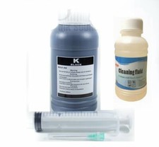 500ml BK Dye Refill Ink for Epson Refillable Cartridges CISS plus liquid clean picture