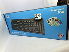 ADESSO EASYTOUCH 630 AKB-630SB-TAA ANTIMICROBIAL KEYBOARD W/SMART CARD READER picture