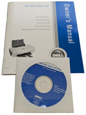 Original Dell Photo Printer 720 Owner's Manual & Driver And Utilities Install CD picture