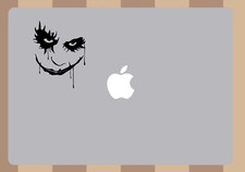 Joker Face Decal Computer Decal Batman Themed Joker Bumper Sticker picture