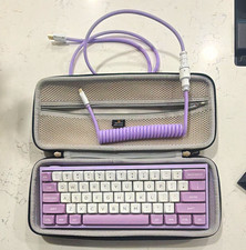 Custom Wooting 60HE Gaming Keyboard in Tofu 60  Aluminum Case with Travel Case picture