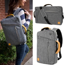 Gray 3 In 1 Nylon Laptop Bag For 13