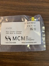 DB15 DB15-M Serial Port 15 Pin Gender Changer Connectors Male to Male LOT OF 5 picture