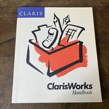 Vintage Software Manuals: 1991 ClarisWorks User's Guide (Macintosh) picture