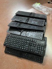 Lot of 20 Wired Computer Keyboards Mixed Brands Used Tested Working picture