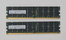 SAMSUNG 4GB Kit (2X2GB) 2RX4 PC2-5300P RAM MEMORY M393T5750EZA-CE6 picture