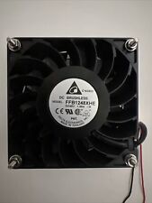 Delta Electronics DC Brushless Fan FFB1248XHE, 48V DC, 1.98A-M; Made In Thailand picture