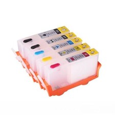 5 Empty Refillable ink for HP 564 Photosmart 5510 5511 5512 5514 5515 5520 picture