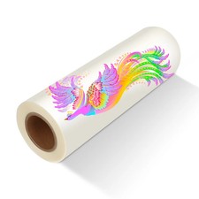 Hot Peel Cold Peel Transfer Single Side Matte PET Film 33cm 100m Roll picture