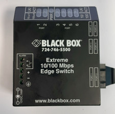 NEW Black Box 724-746-5500 Extreme 10/100 Mbps Edge Switch with Power supply picture