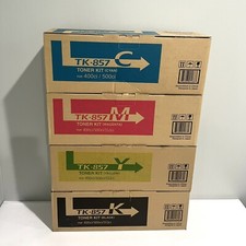 Kyocera TK-857 Toner Kit Set KYCM for TASKalfa 400ci / 500ci / 552ci Genuine New picture