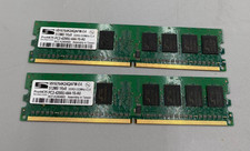 Lot Of 2 ProMOS 512MB Each PC2 DDR2 4200MHz Ram Memory Green Big Excellent picture