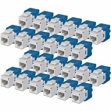 StarTech Cat6 Keystone Jack 24-Pack RJ45 Ethernet Keystone Jacks UTP Cat6 Wall picture