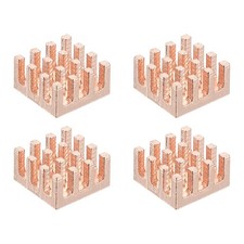 4 Pcs Copper Heatsink 9x9x5mm, Heat Sink Cooler Radiator for picture