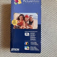 Epson PictureMate Print Pack Inkjet Cartridge 100 Glossy Paper 11/2017  T5570 picture