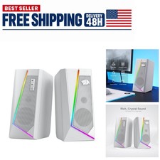 Redragon GS520 Wired 2.0 Desktop Computer Speakers RGB USB Stereo picture