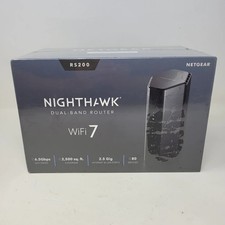 New NETGEAR Nighthawk Dual Band WiFi 7 RS200-100NAS Wireless Router picture