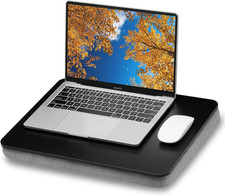 Lap Desk with Pillow Cushion, Portable Bed Desk, Fits up to 15.6 inch Laptop picture