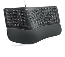 Nulea RT05C Wired Ergonomic Keyboard, Split Keyboard with Cushioned Wrist Rest. picture